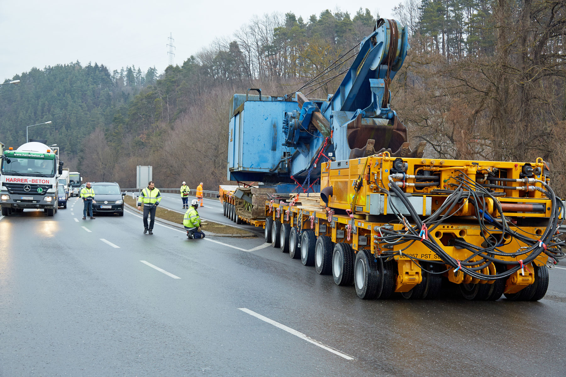 excavator-transport